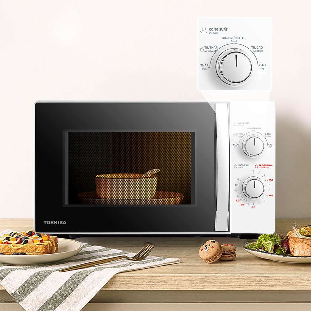 Lò vi sóng Toshiba ER-SGM20(S1)VN 20 lít - Ảnh 7