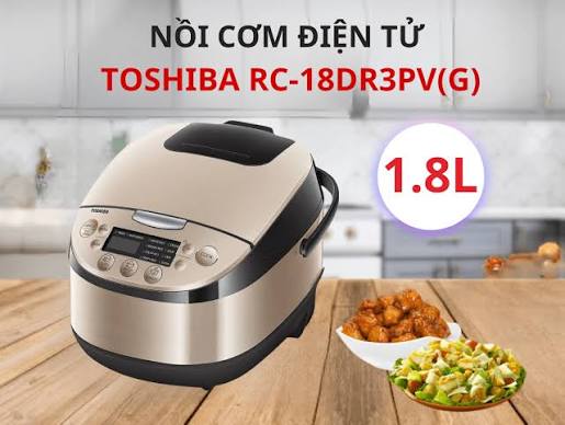Nồi cơm điện tử Toshiba RC-18DR3PV(G) - Ảnh 4