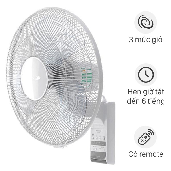 Quạt treo tường Toshiba F-WSA20(H)VN 55W - Ảnh 2